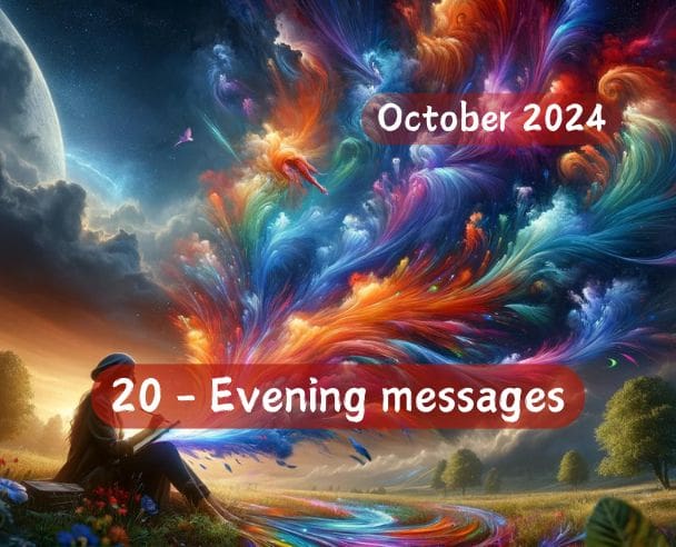 Evening messages October 20, 2024