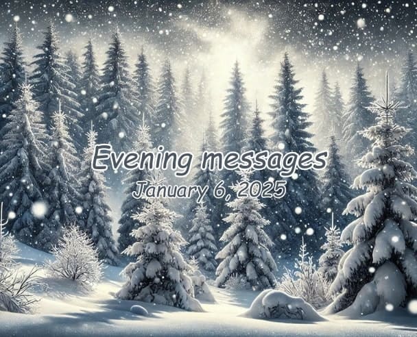 Evening messages January 06, 2025