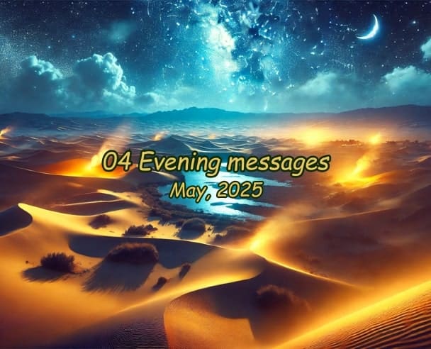 Evening messages May 04, 2025