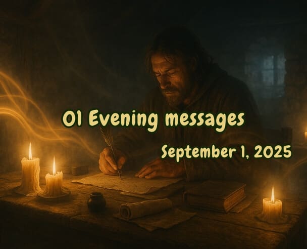 01 Evening messages – September 1, 2025