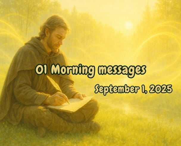 01 Morning messages – September 1, 2025