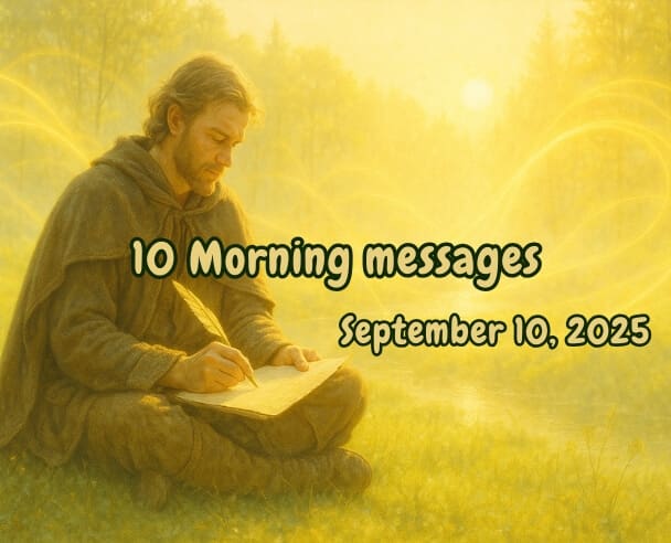 10 Morning messages – September 10, 2025