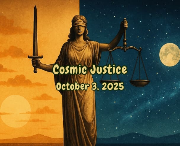 01 Cosmic Justice – October 3, 2025.