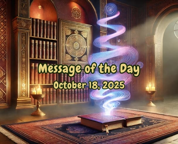 18 Message of the Day – October 18, 2025