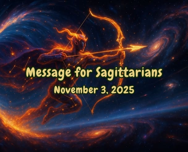 02 Message for Sagittarians – November 03, 2025