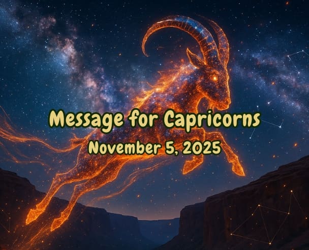 03 Message for Capricorns – November 05, 2025