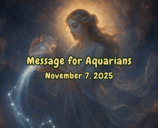 04 Message for Aquarians – November 07, 2025