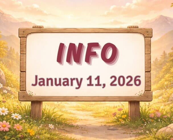 Info: January 11, 2026