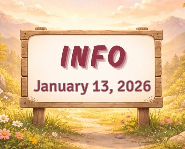 Info: January 13, 2026