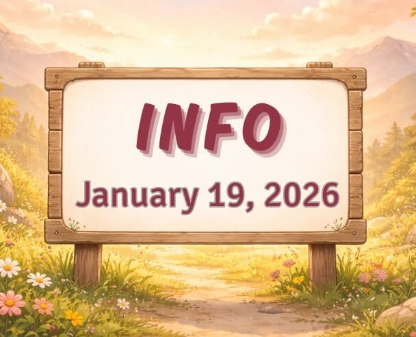 Info: January 19, 2026