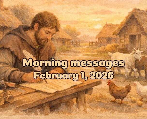 01 Morning Message – February 1, 2026