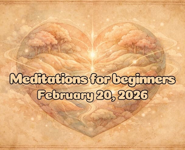 07 Meditation for Beginners – February 20, 2026