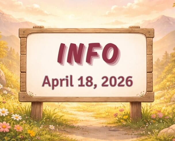 Info: April 18, 2026