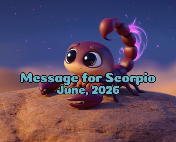 06 Message for Scorpio – June 6, 2026.