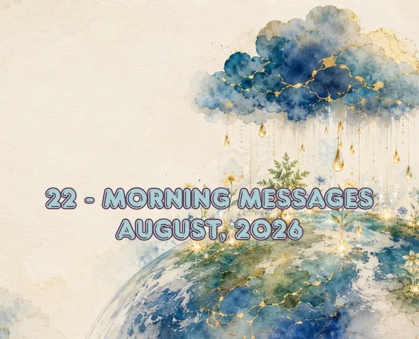 Morning messages – August 22, 2026 (22)