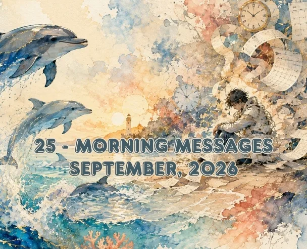 Morning messages – September 25, 2026 (25)
